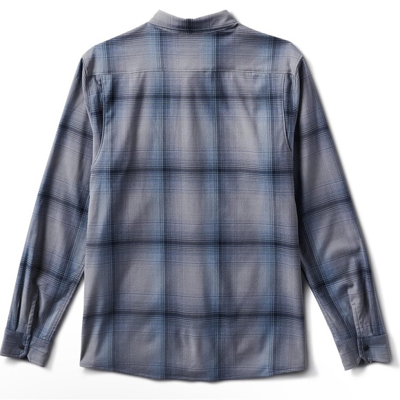 Roark Diablo Alpinist Technical Flannel Shirt Blue Mens Size S NWT RW554 - Picture 4 of 5